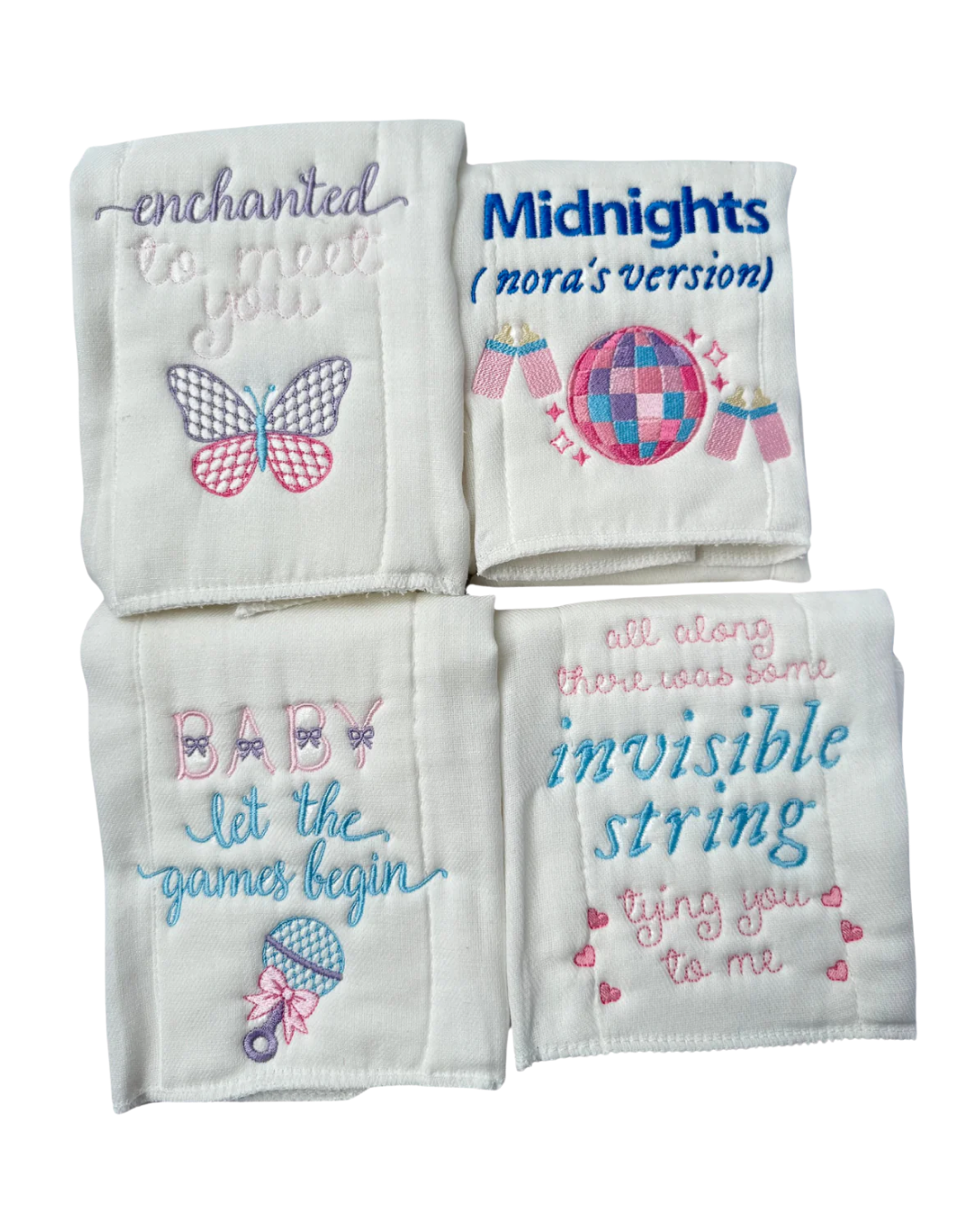 Taylor Swift themed Burp Cloth Bundle