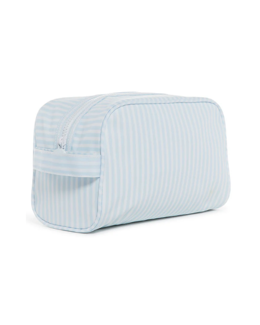 TRVL Stowaway Toiletry Bag - Pimlico Stripe Blue