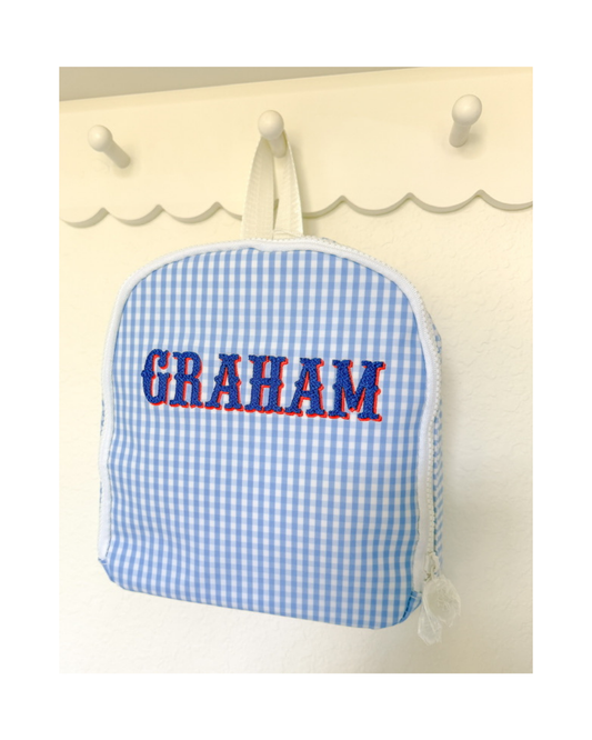 TRVL Bring It Lunch Bag - Gingham Sky