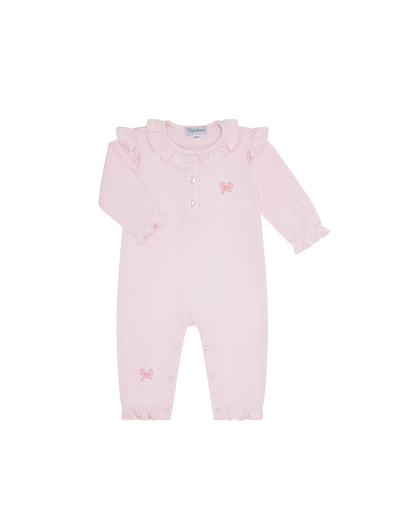 Charming Bows Romper Long Sleeve