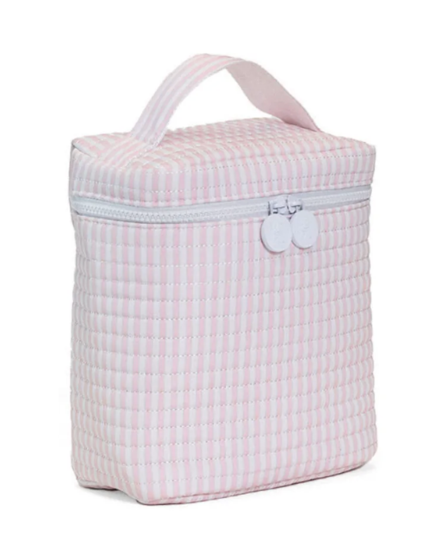 TRVL Quilted Go Go Insulated Lunch Bag - Pimlico Stripe Pink