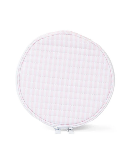 TRVL Quilted Jewel Round - Pimlico Stripe Pink