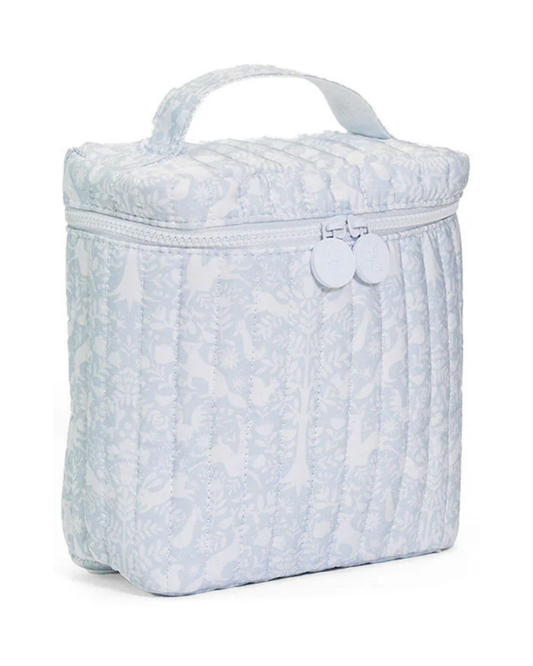 TRVL Quilted Go Go Insulated Lunch Bag - Woodland Blue