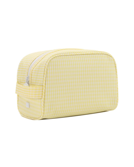 TRVL Stow It Dopp Bag - Gingham Buttercup