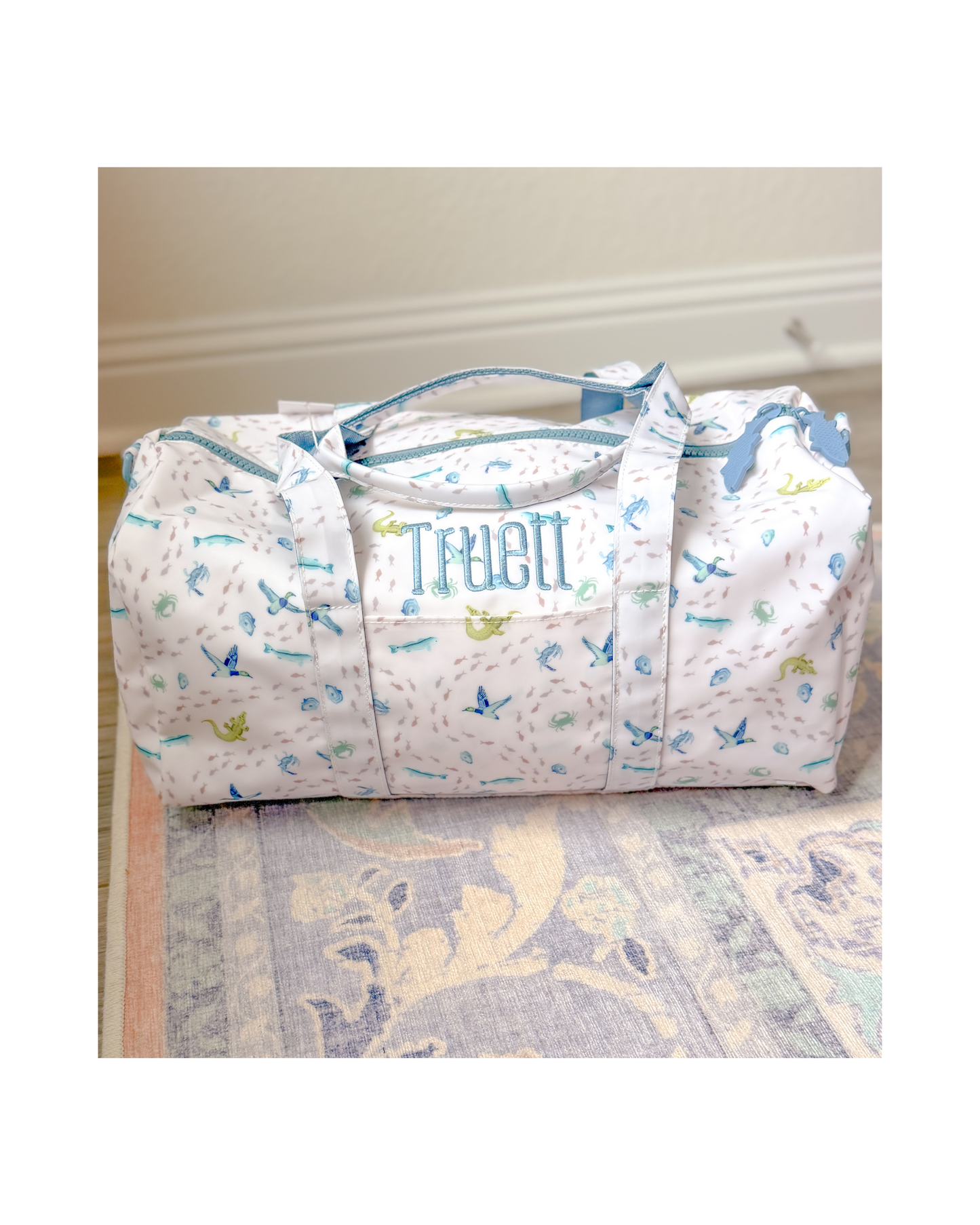 TRVL Weekender Duffel Bag - Coastal Tides