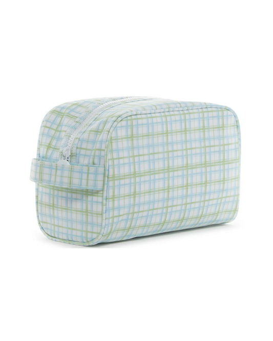 TRVL Stowaway Toiletry Bag - Classic Plaid Green