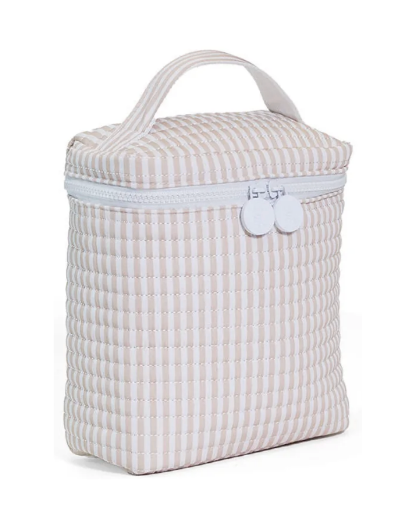 TRVL Quilted Go Go Insulated Lunch Bag - Pimlico Stripe Sand