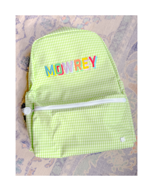 TRVL Backpacker - Gingham Leaf
