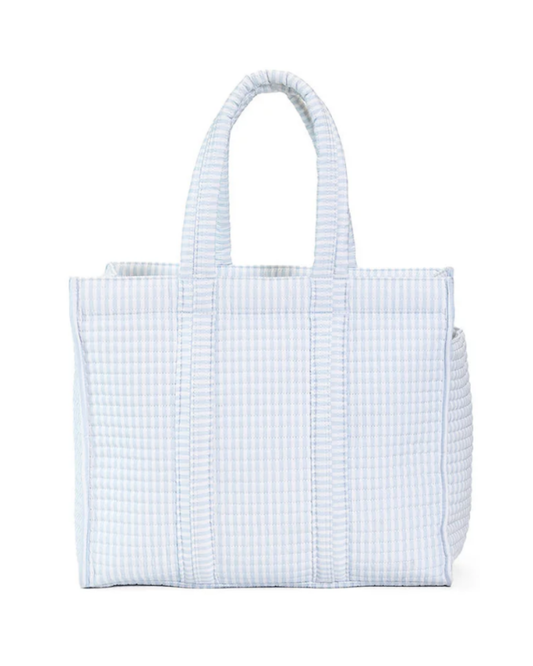 TRVL Quilted Go Go Tote - Pimlico Stripe Blue