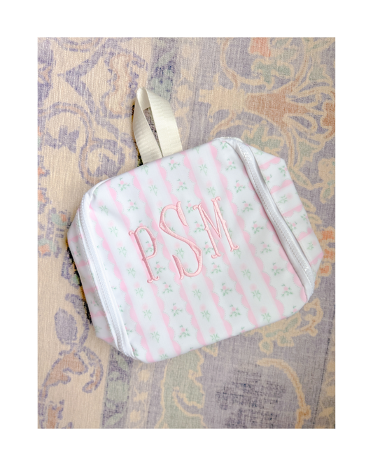 TRVL Bring It Lunch Bag - Ribbon Floral Pink