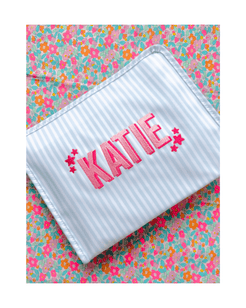 Large Roadie Zip Pouch in Hamptons Floral main image 1