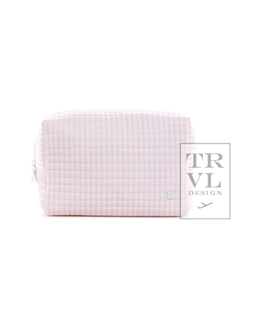 TRVL Quilted Everyday Bag - Pimlico Stripe Pink
