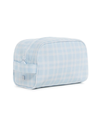TRVL Stow It Dopp Bag - Pimlico Plaid Blue