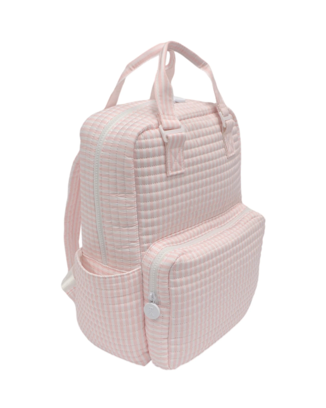 TRVL Quilted All You Need Diaper Bag - Pimlico Stripe Pink