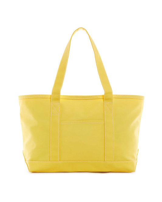 TRVL Medium Tote - Coated Canvas Daffodil