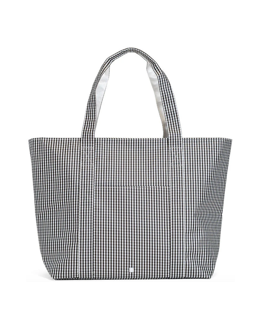 TRVL Jumbo Tote - Gingham Black
