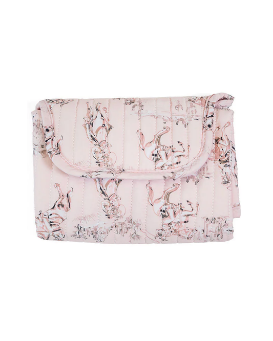TRVL Quilted Changing Mat - Cowgirl Toile