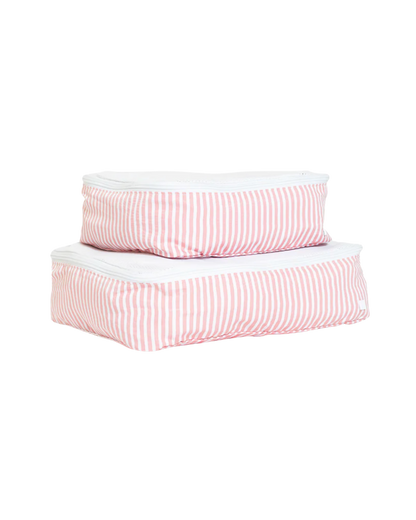 TRVL Mini Squad Packing Cubes - Pimlico Stripe Dusty Rose