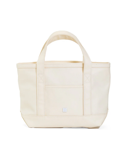 TRVL Mini Tote - Coated Canvas Natural