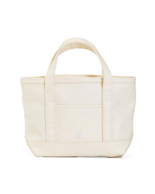 TRVL Mini Tote - Coated Canvas Natural