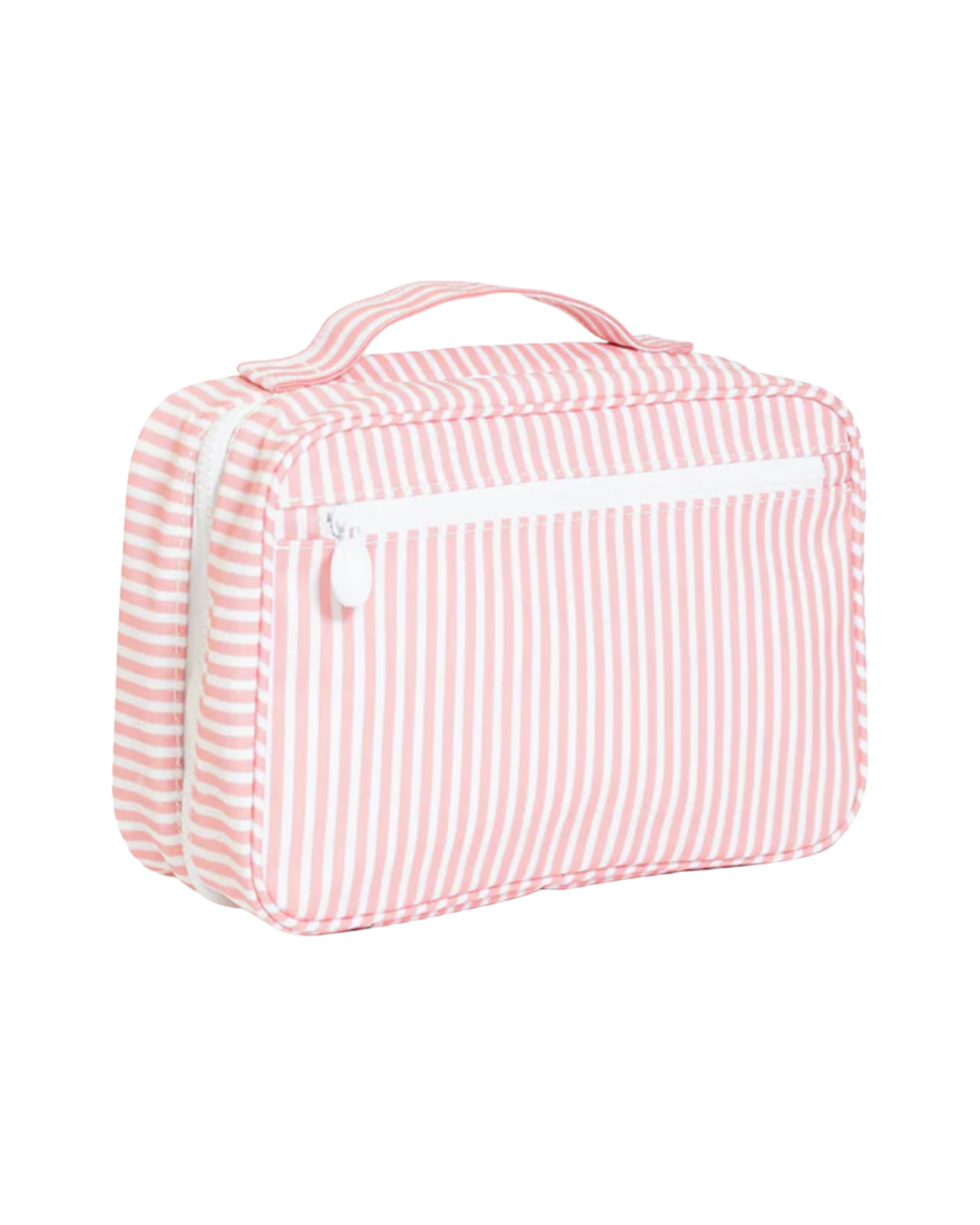 TRVL Bundle Up Hanging Toiletry Bag - Pimlico Stripe Dusty Rose