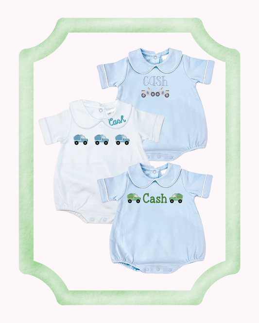Boys Bubble Onesie - Create Your Own