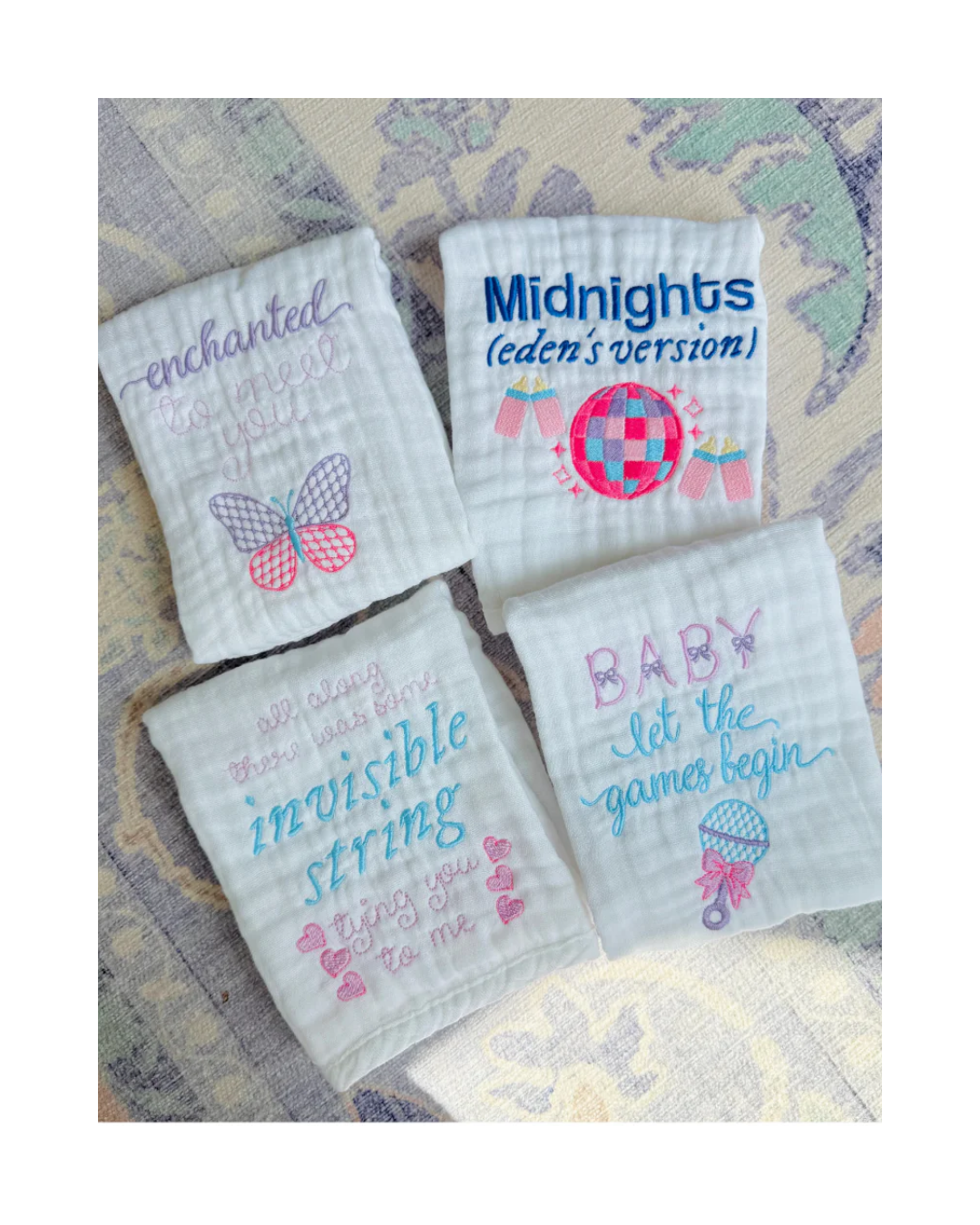 Taylor Swift themed Burp Cloth Bundle