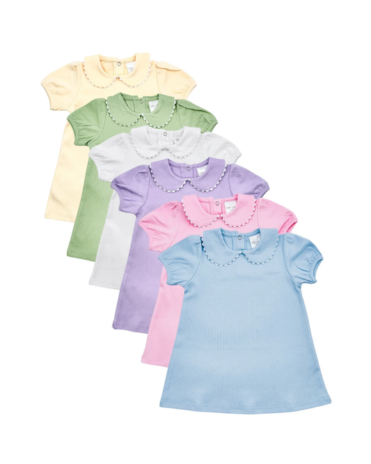 Scalloped Collar Easter Dress