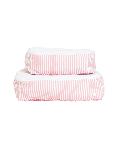 TRVL Mini Squad Packing Cubes - Pimlico Stripe Dusty Rose