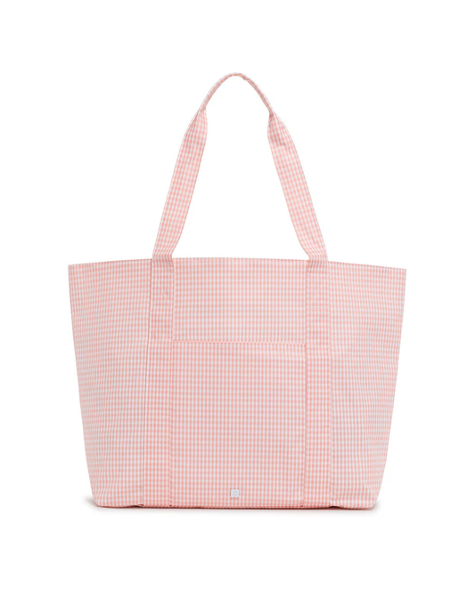 TRVL Jumbo Tote - Gingham Taffy