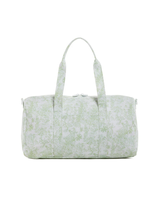TRVL Weekender Duffel Bag - Bunny Toile Green