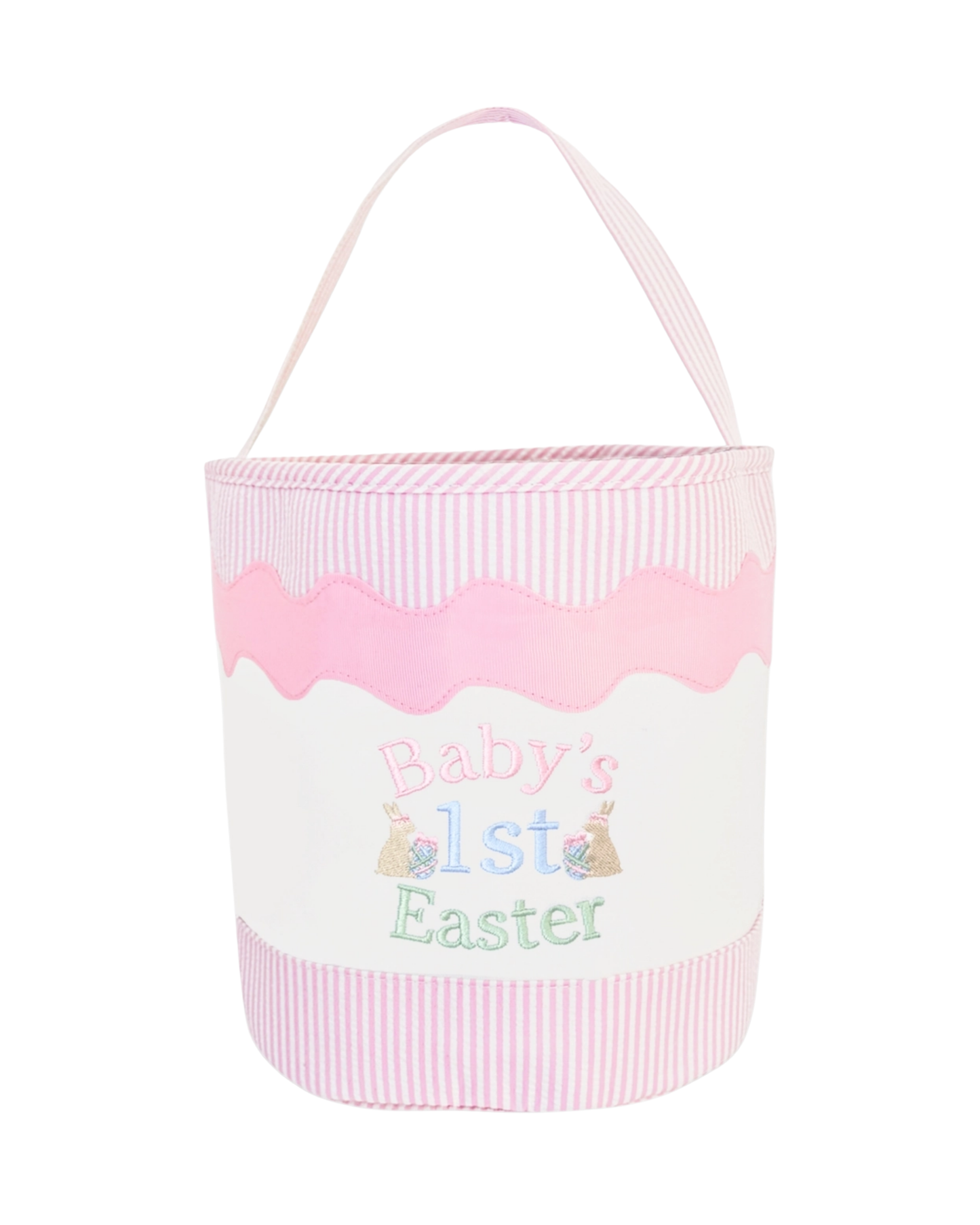 Baby's 1st Easter - Seersucker Basket
