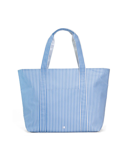 TRVL Jumbo Tote - Pimlico Stripe Chambray