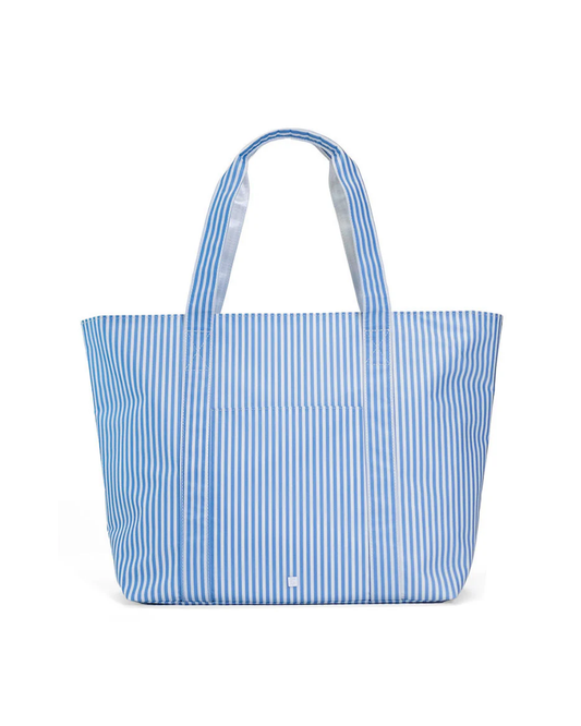 TRVL Jumbo Tote - Pimlico Stripe Chambray