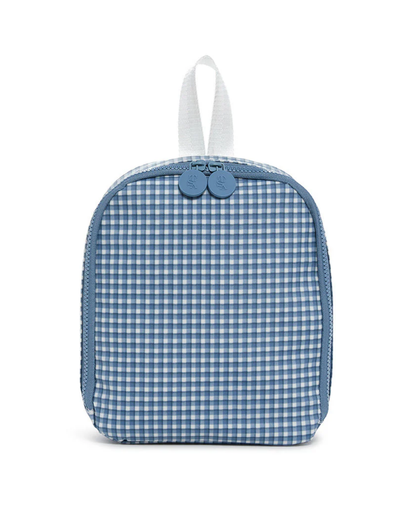 TRVL Bring It Lunch Bag - Rodeo Check Indigo