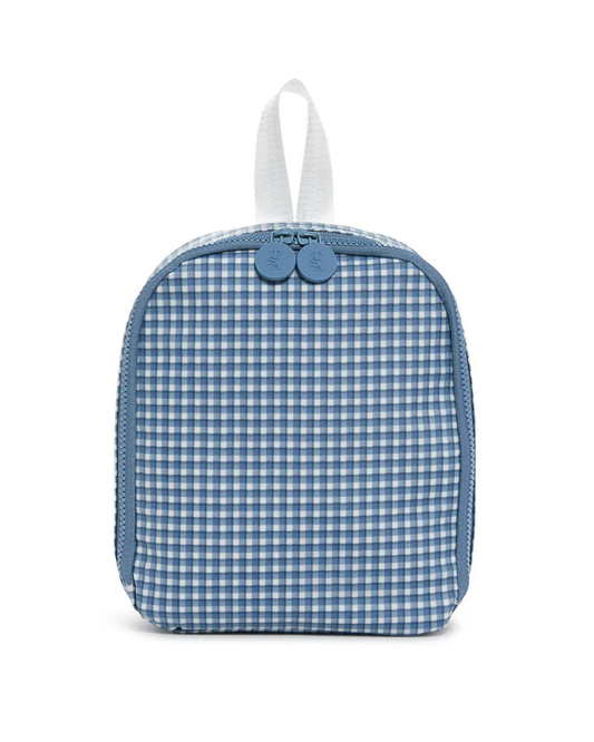TRVL Bring It Lunch Bag - Rodeo Check Indigo