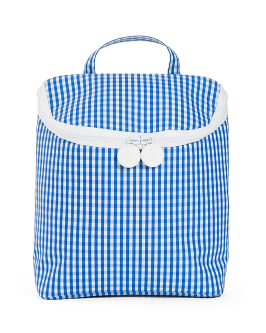 TRVL Take Away Insulated Lunch Bag - Gingham Royal