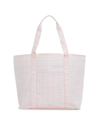 TRVL Jumbo Tote - Pimlico Plaid Pink