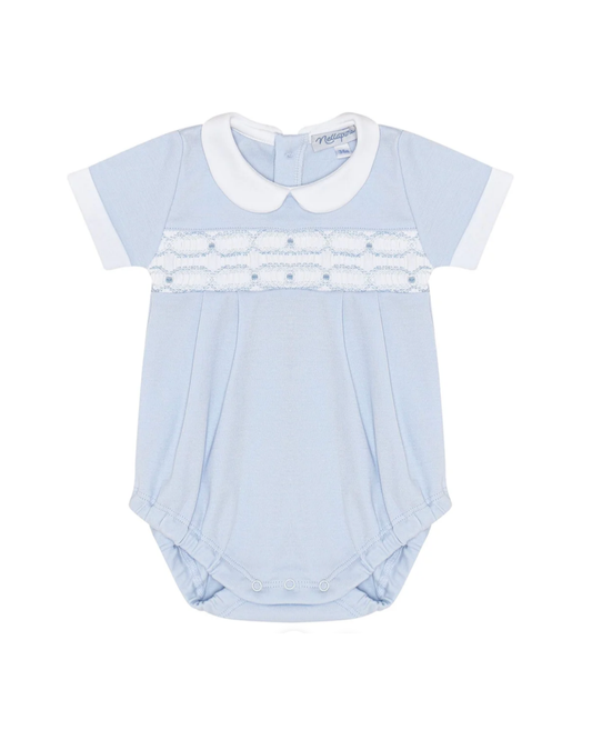 Nellapima Signature Smocked Boys Bubble