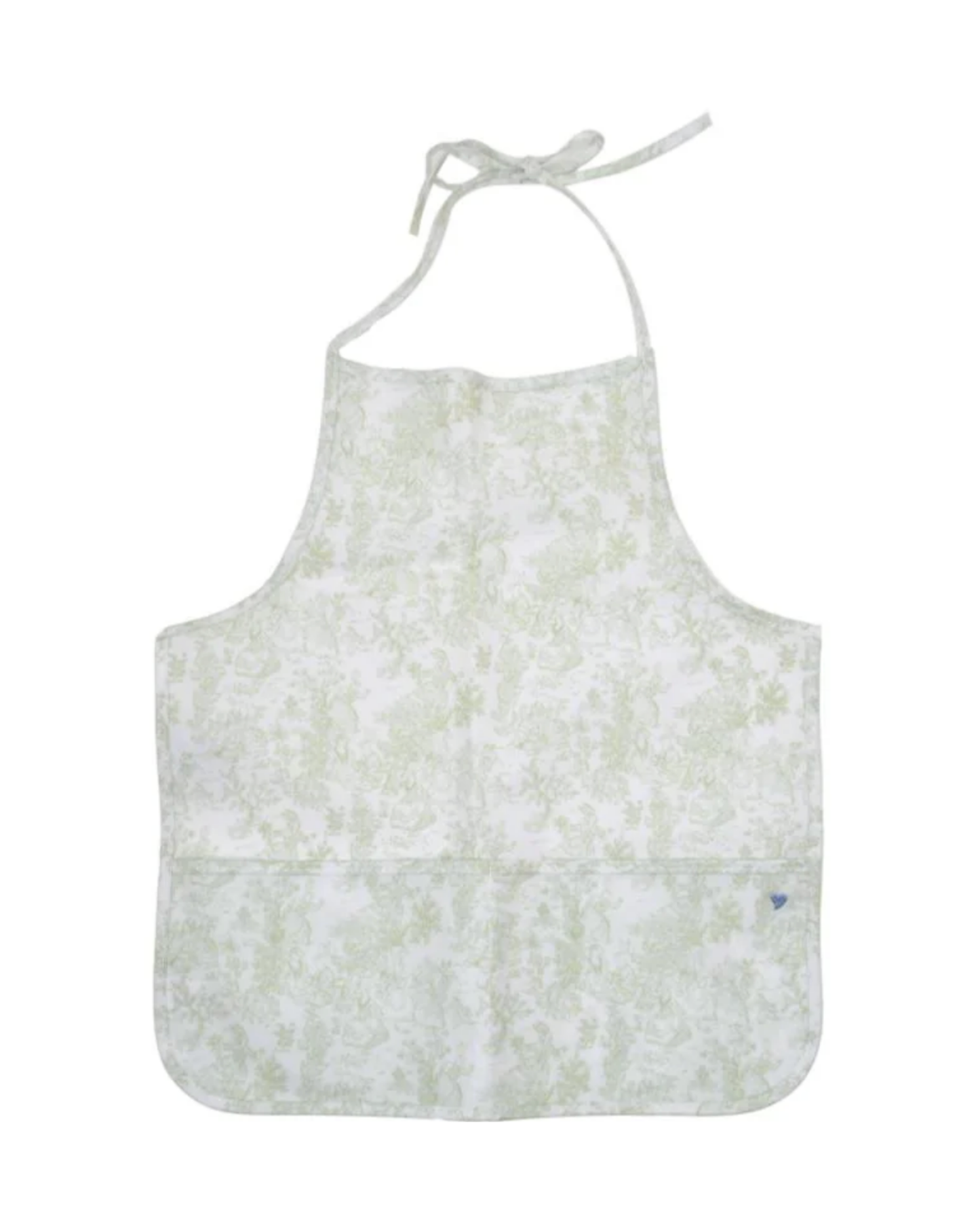 TRVL Apron - Bunny Toile Green