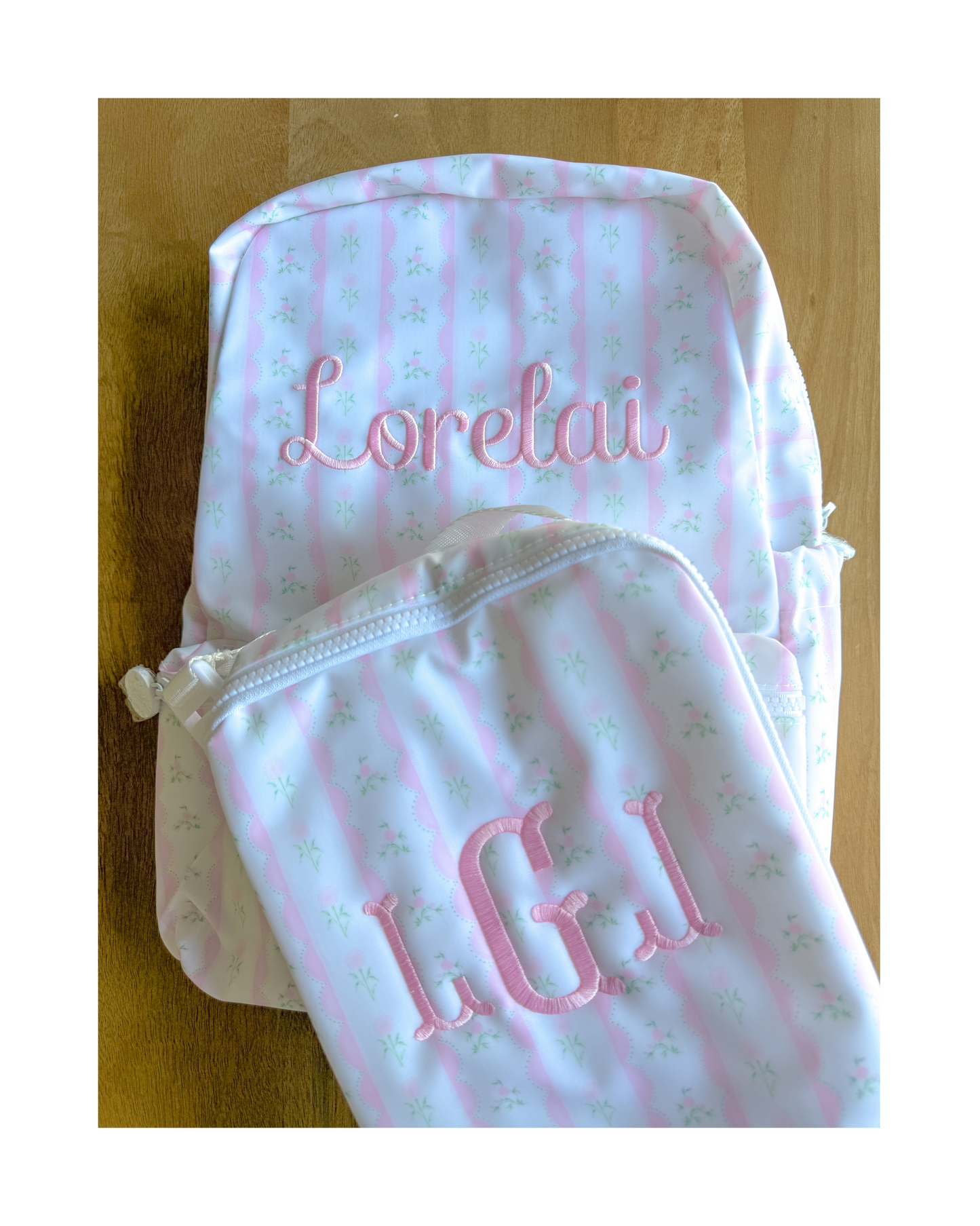 TRVL Backpacker - Ribbon Floral Pink