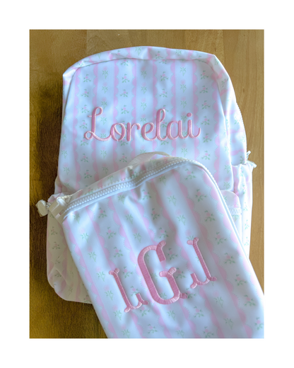 TRVL Backpacker - Ribbon Floral Pink