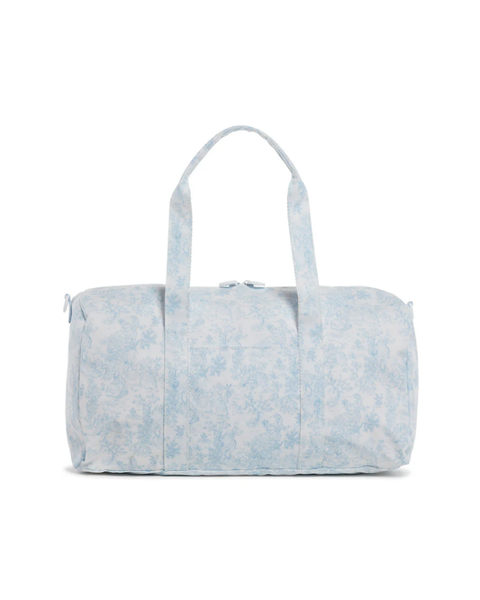 TRVL Weekender Duffel Bag - Bunny Toile Blue
