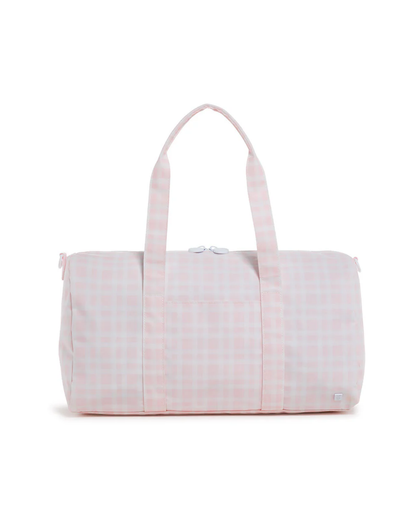 TRVL Weekender Duffel Bag - Pimlico Plaid Pink
