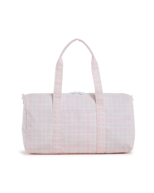 TRVL Weekender Duffel Bag - Pimlico Plaid Pink