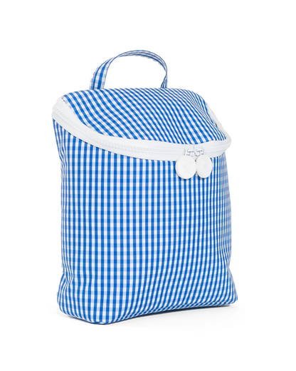 TRVL Take Away Insulated Lunch Bag - Gingham Royal