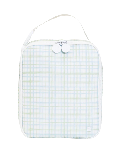 TRVL Insulated Lunch Bag - Classic Plaid Green