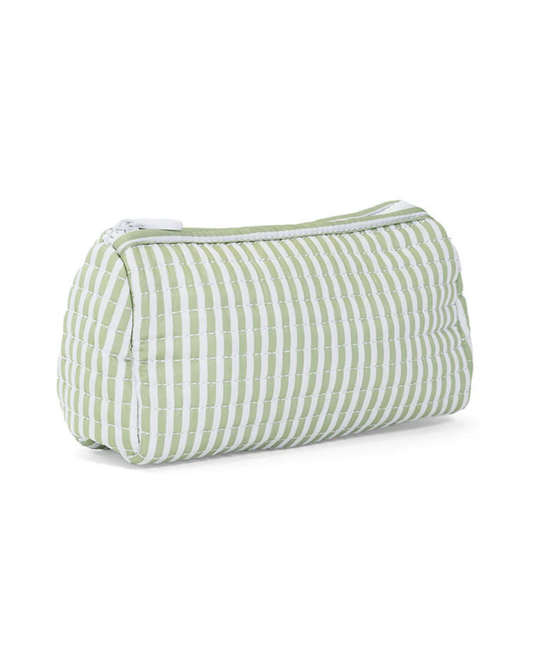 TRVL Quilted Pochette Bag - Pimlico Stripe Sage