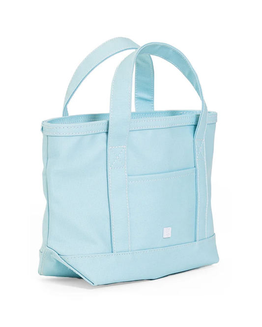 TRVL Mini Tote - Coated Canvas Lake Blue