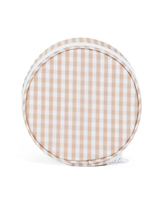 TRVL Roundup Jewel Case - Gingham Khaki